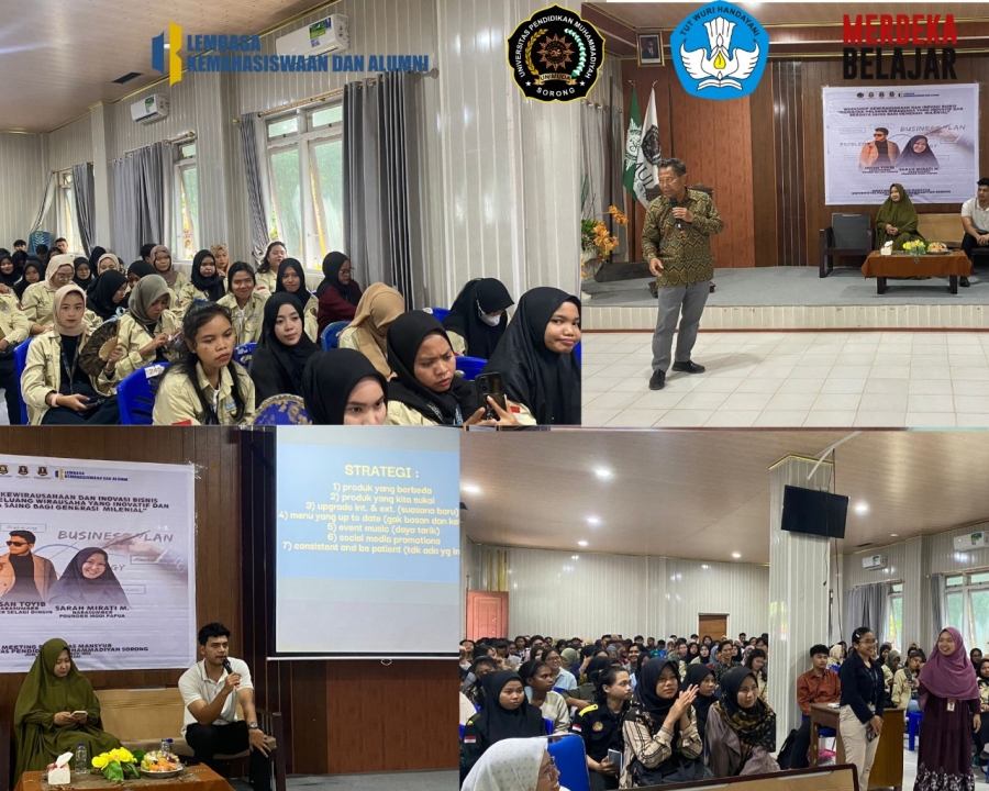 Bidang Pusat Karier Mahasiswa dan Alumni Sukses Gelar Workshop Kewirausahaan dan Inovasi Bisnis : Menghadirkan 2 Pengusaha Sukses yang telah menghasilkan Omset Milyaran dalam setahun
