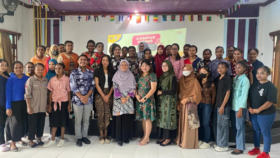 Campus Hiring dan Sharing Session di UNIMUDA Sorong dari Sekolah Golden Gate