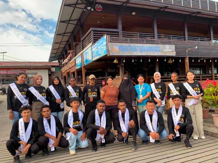 Pembekalan Finalis Duta Kampus UNIMUDA Sorong: Destinasi Wisata Dan Tata Kelola Pariwisata Raja Ampat