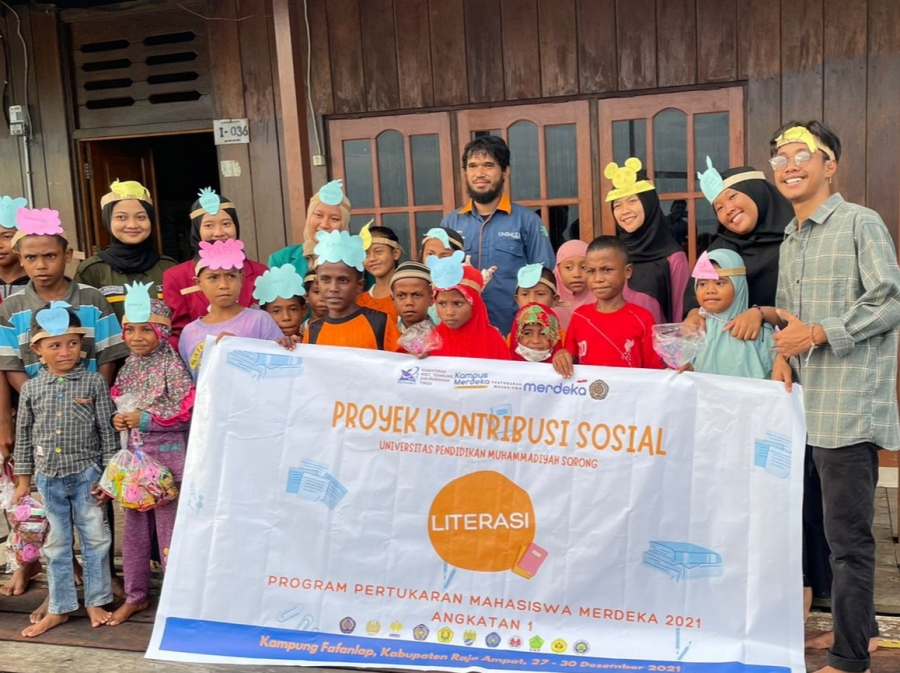 Kontribusi Sosial PMM Inbound UNIMUDA Sorong di Misool-Raja Ampat