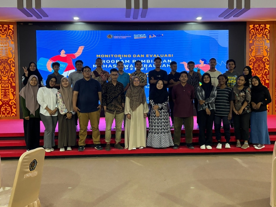 Lembaga Kemahasiswaan dan Alumni melaksanakan Monitoring dan Evaluasi Kelompok Usaha Mahasiswa Program Pembinaan Mahasiswa Wirausaha (P2MW)