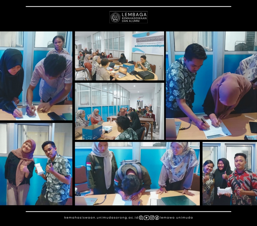 Mendukung pengabdian Mahasiswa di Desa, Unimuda Sorong memberikan Dana Talangan PPK Ormawa 2024