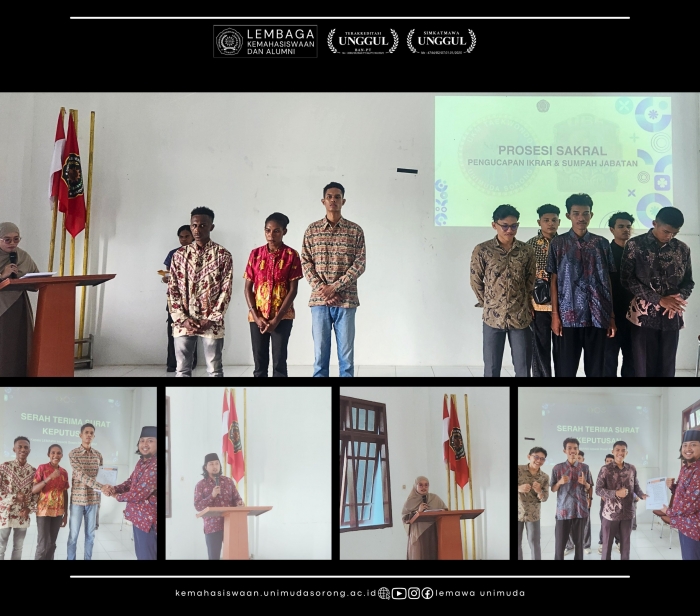 PENDATANG BARU, PENCETAK SEJARAH BARU! DUA UKM RESMI BERDIRI DI LINGKUNGAN UNIMUDA SORONG