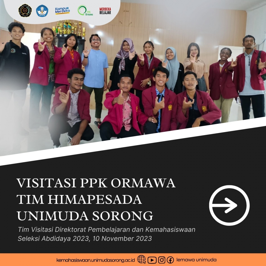 Visitasi PPK Ormawa Tahun 2023 telah dilaksanakan