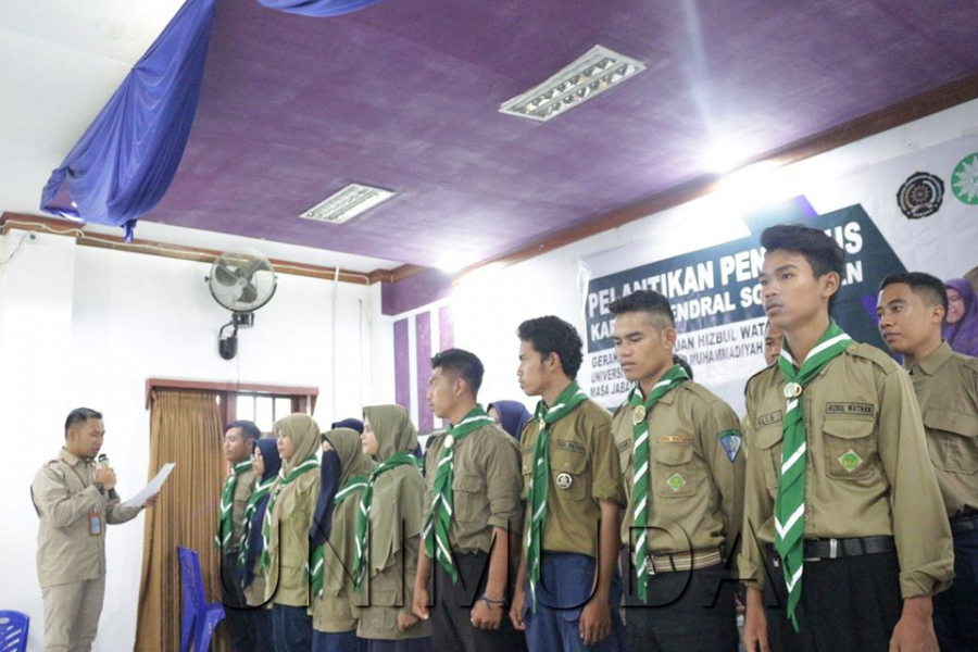 Wakil Rektor UNIMUDA Sorong, Melantik Pengurus GK. HW Kafilah Jenderal Sudirman